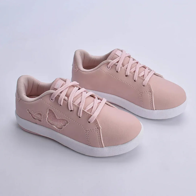 Tenis Hype Kidy Goods Nude + Livro de Colorir Kidy Goods
