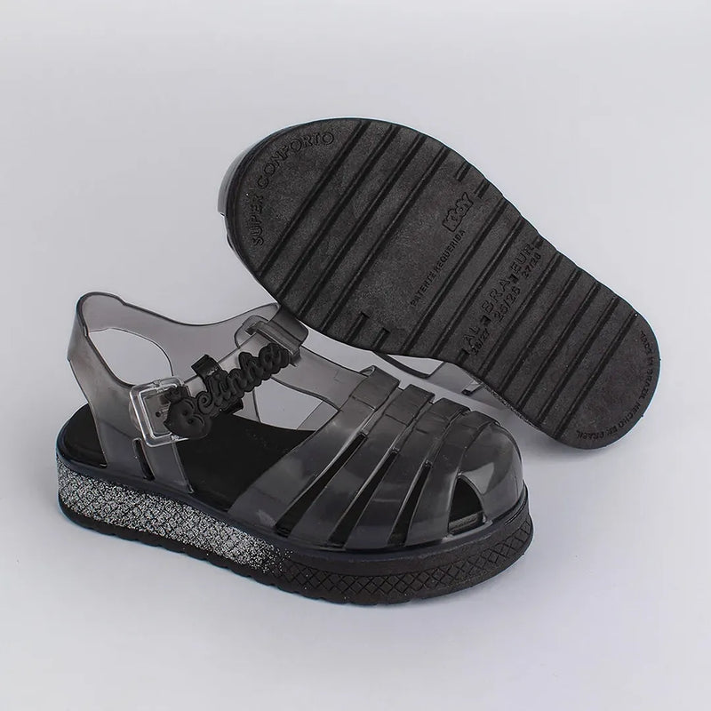 Sandália Kidy Gloss Belinha Preto