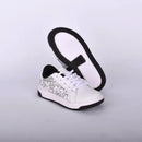 Tênis Astral Kidy Goods Branco e Preto + Livro para Colorir Kidy Goods