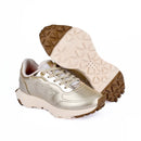 Tênis Infantil Menina K360 Jogger Star Conforto e Amortecimento Dourado Kidy