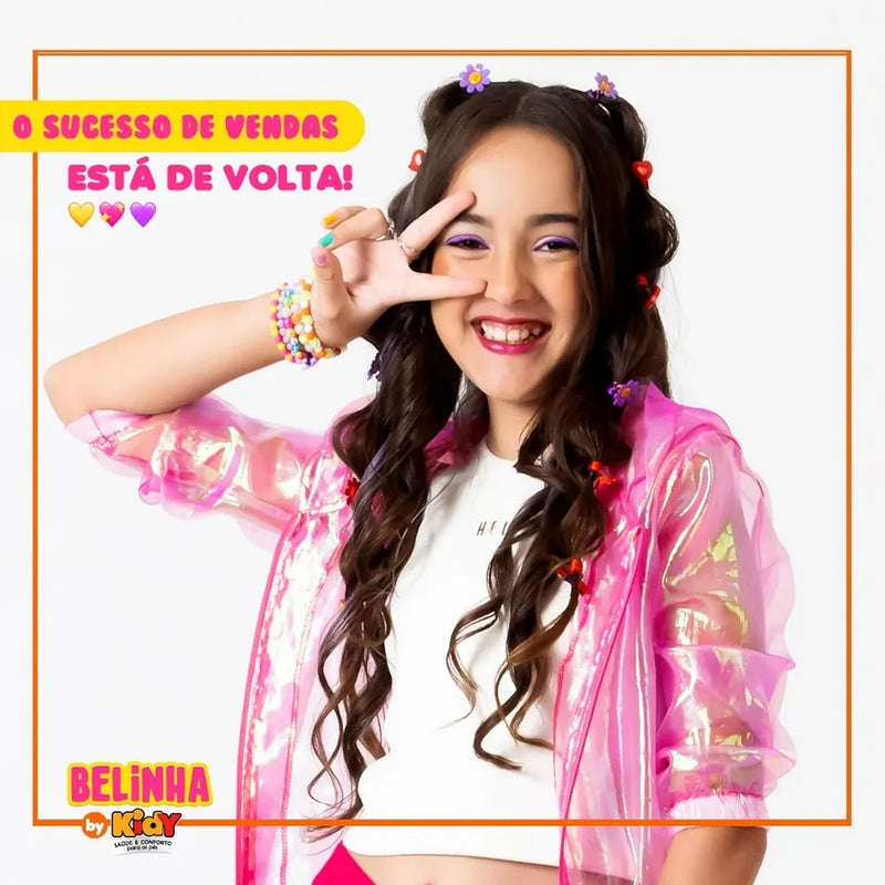 Sandália Infantil Plataforma Belinha Preto Gliter