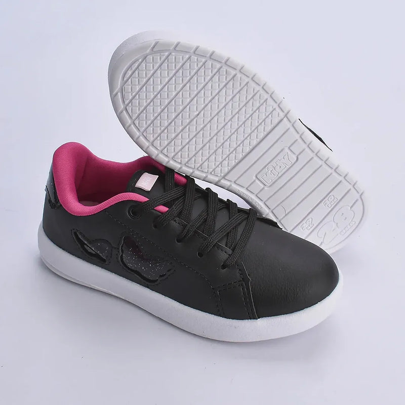 Tenis Hype Kidy Goods Preto + Livro de Colorir Kidy Goods