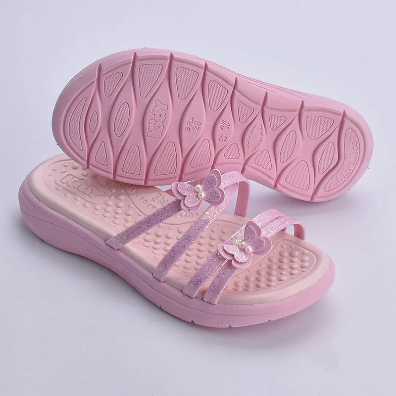 Sandália Kidy Fly Rosa + Kidy Goods Livro de Colorir