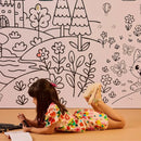 Sandália Kidy Fly Ouro + Kidy Goods Livro de Colorir