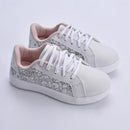 Tenis Hype Kidy Goods Branco Rosa + Livro de Colorir Kidy Goods