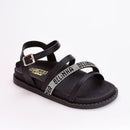 Sandália Infantil Fashion Birken Belinha Preto