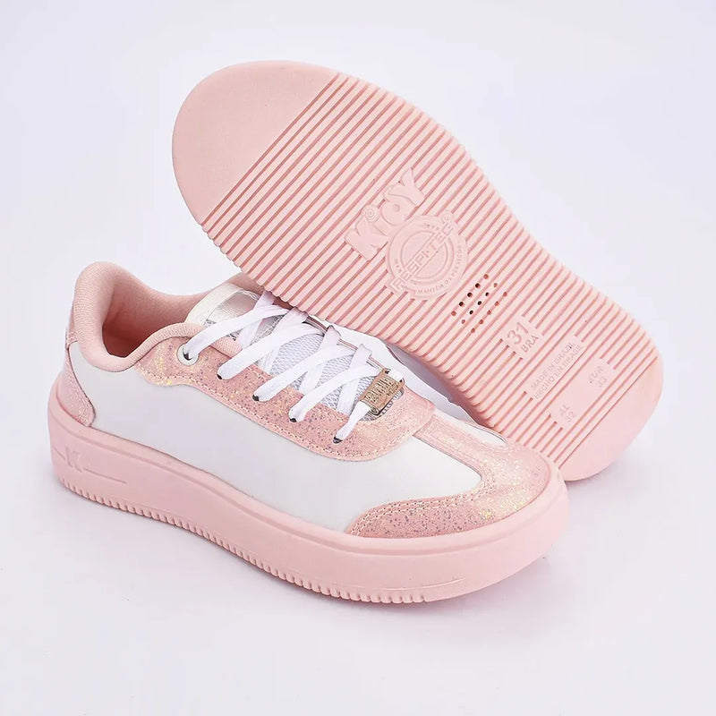 Tênis K360 Belinha Nova York Branco Nude