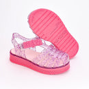 Sandália Infantil Plataforma Belinha Pink Gliter