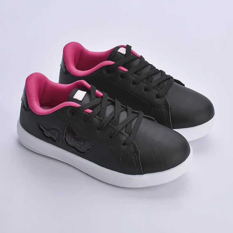 Tenis Hype Kidy Goods Preto + Livro de Colorir Kidy Goods