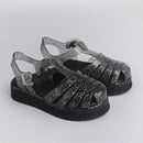 Sandália Kidy Gloss Belinha Fume Gliter