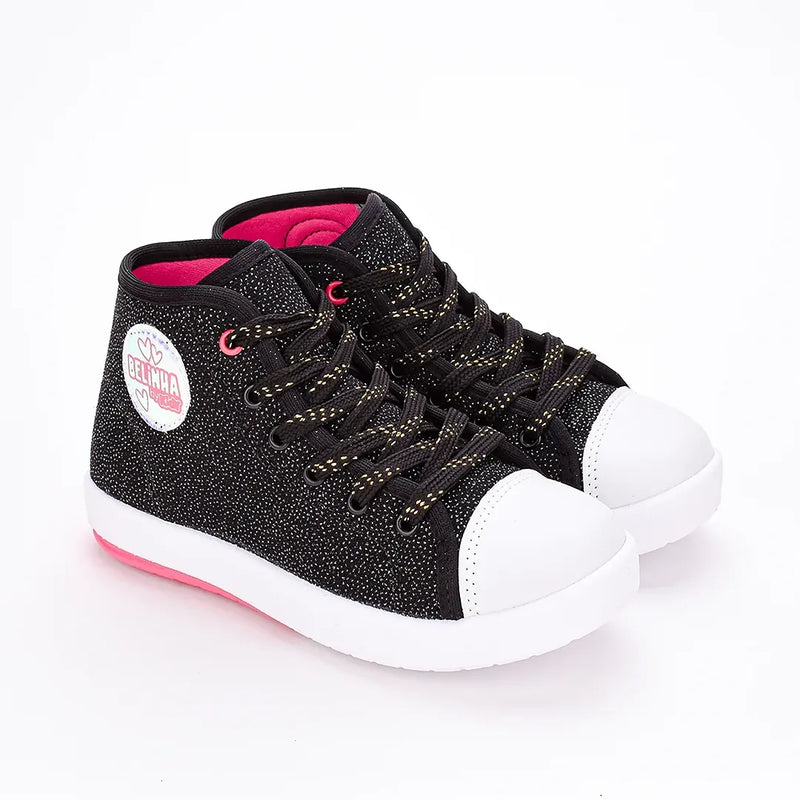 Tênis Infantil Kidy Hype Belinha Preto