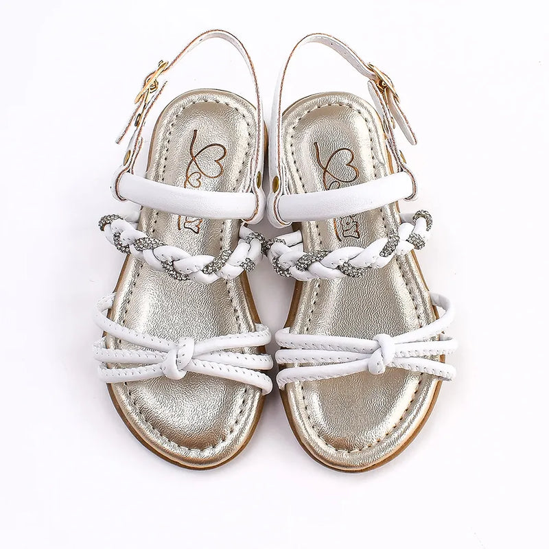 Sandália Infantil Feminina Kidy Amar Comfort Branca