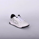 Tênis Astral Kidy Goods Branco e Preto + Livro para Colorir Kidy Goods