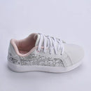 Tenis Hype Kidy Goods Branco Rosa + Livro de Colorir Kidy Goods