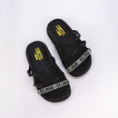 Sandália Infantil Plataforma Belinha Preto Gliter