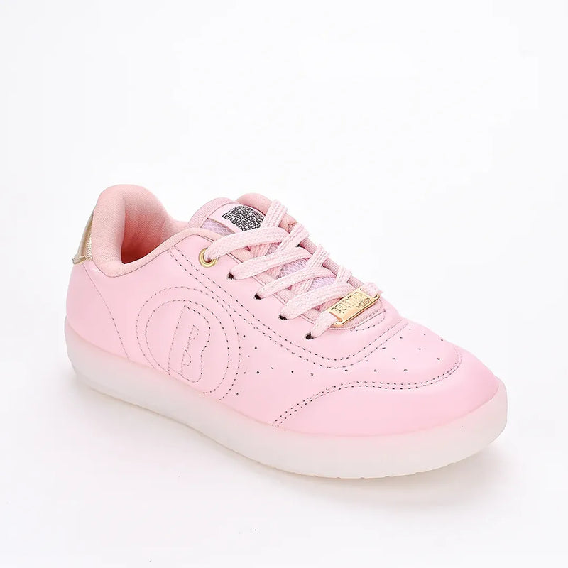Tênis Infantil Kidy Hype Led Belinha Nude