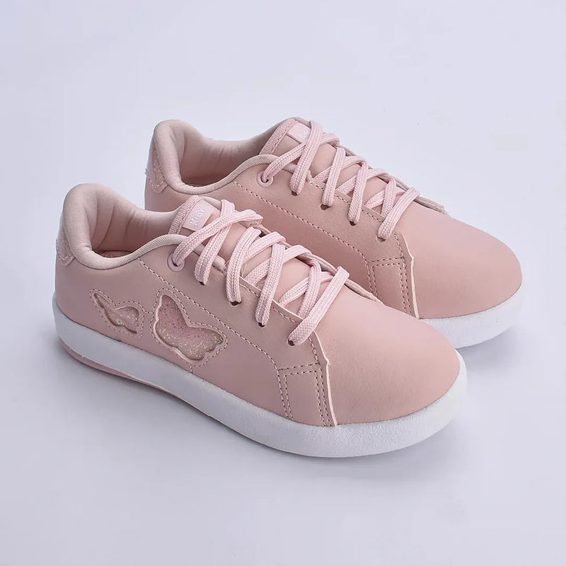 Tenis Hype Kidy Goods Nude + Livro de Colorir Kidy Goods