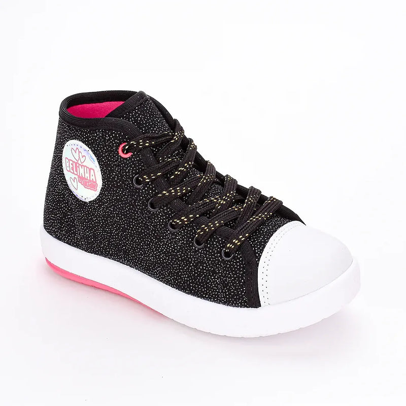 Tênis Infantil Kidy Hype Belinha Preto