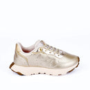 Tênis Infantil Menina K360 Jogger Star Conforto e Amortecimento Dourado Kidy