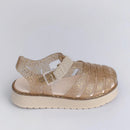 Sandália Kidy Belinha Gloss Ouro Glitter