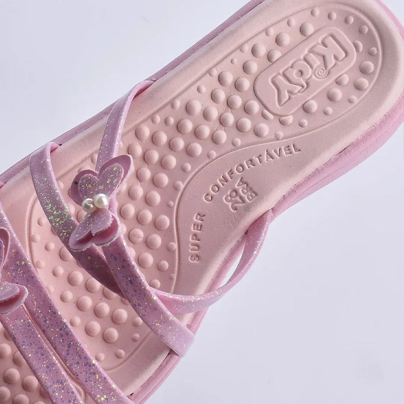 Sandália Kidy Fly Rosa + Kidy Goods Livro de Colorir