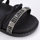 Sandália Infantil Plataforma Belinha Preto Gliter