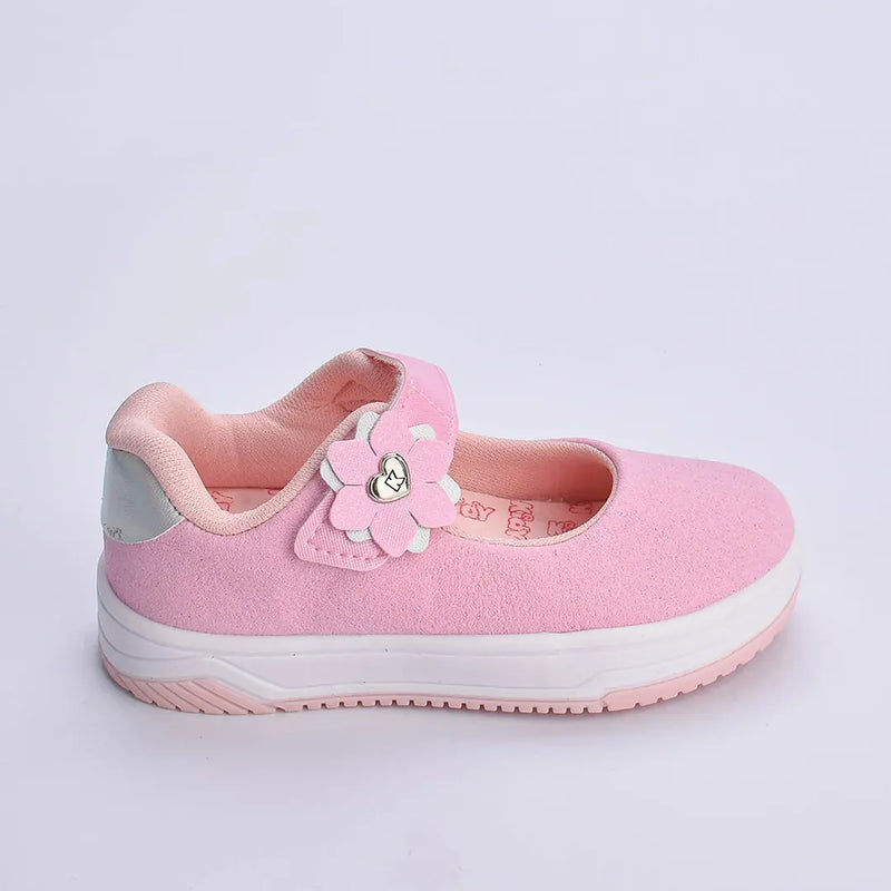 Tênis Infantil Menina Kidy Happy Rosa | Conforto, Leveza e Estilo para o Dia a Dia
