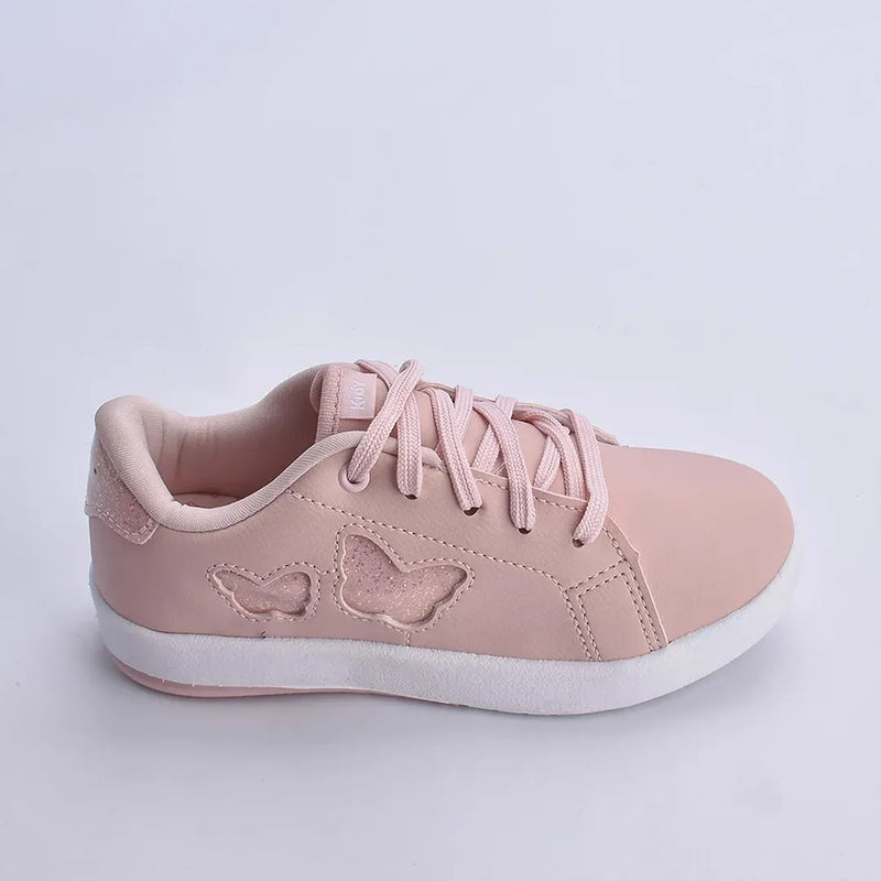 Tenis Hype Kidy Goods Nude + Livro de Colorir Kidy Goods