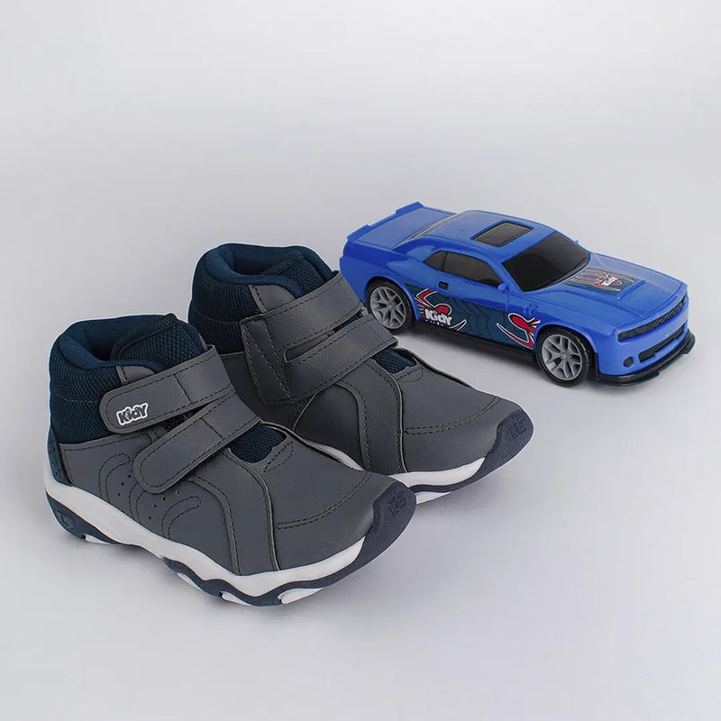 Tênis Kidy Play Respitec Grafite Marinho