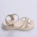 Sandália Kidy Fly Ouro + Kidy Goods Livro de Colorir